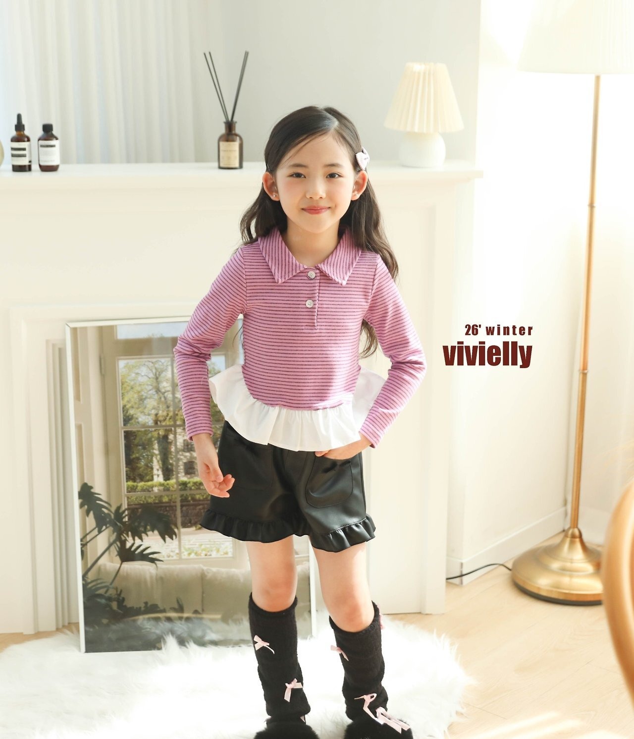 vivielly［取寄］mary collar tee 26winter