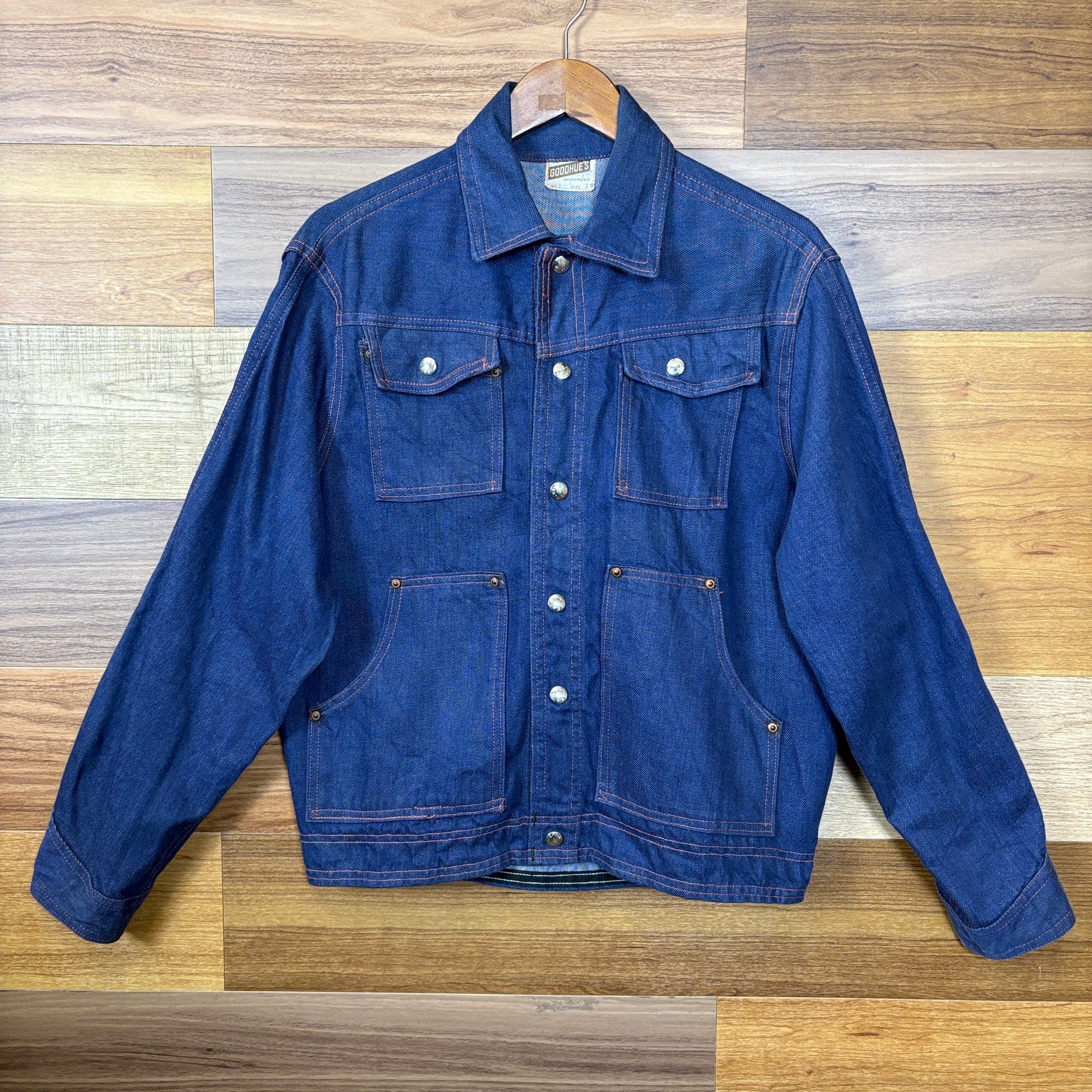 メンズ 希少DENIM & SUPPLYラルフローレン カバーオールXLデニムジャケット