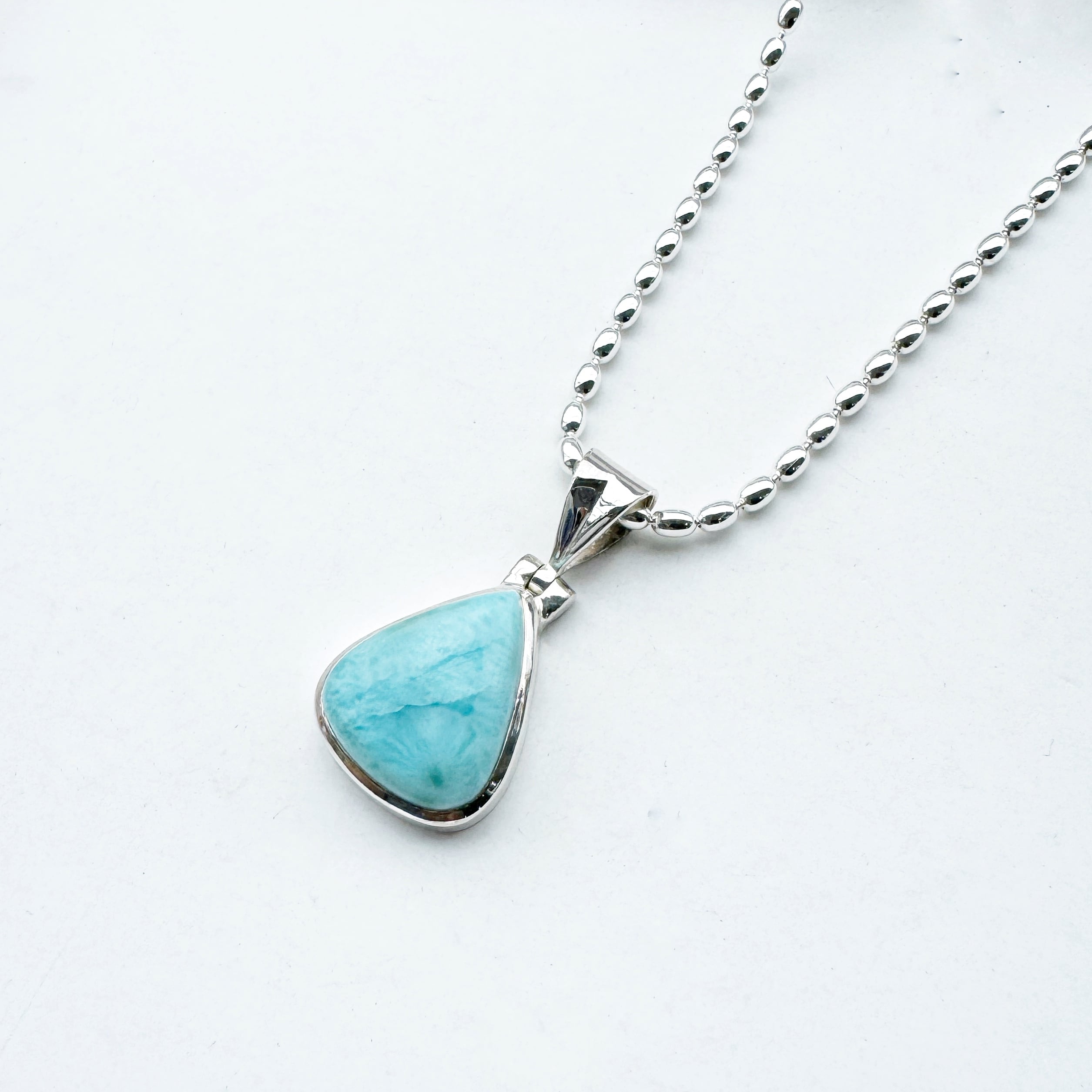 一点物 ラリマー 三角形 ペンダント | 【公式通販】鎌倉のシルバー