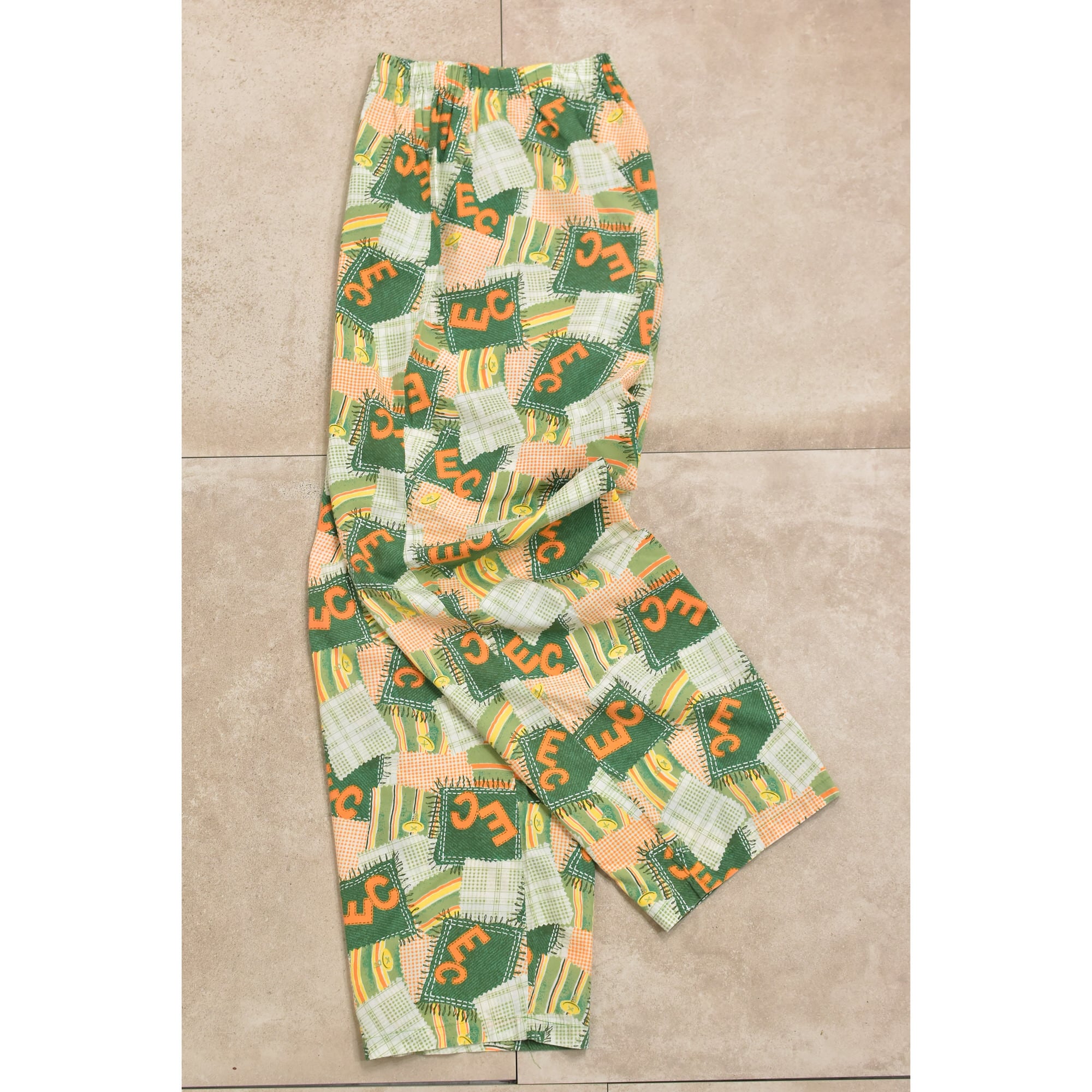 パンツ old design easy pants 90s～ Unknown retro design pattern easy pants | 古着屋 grin days