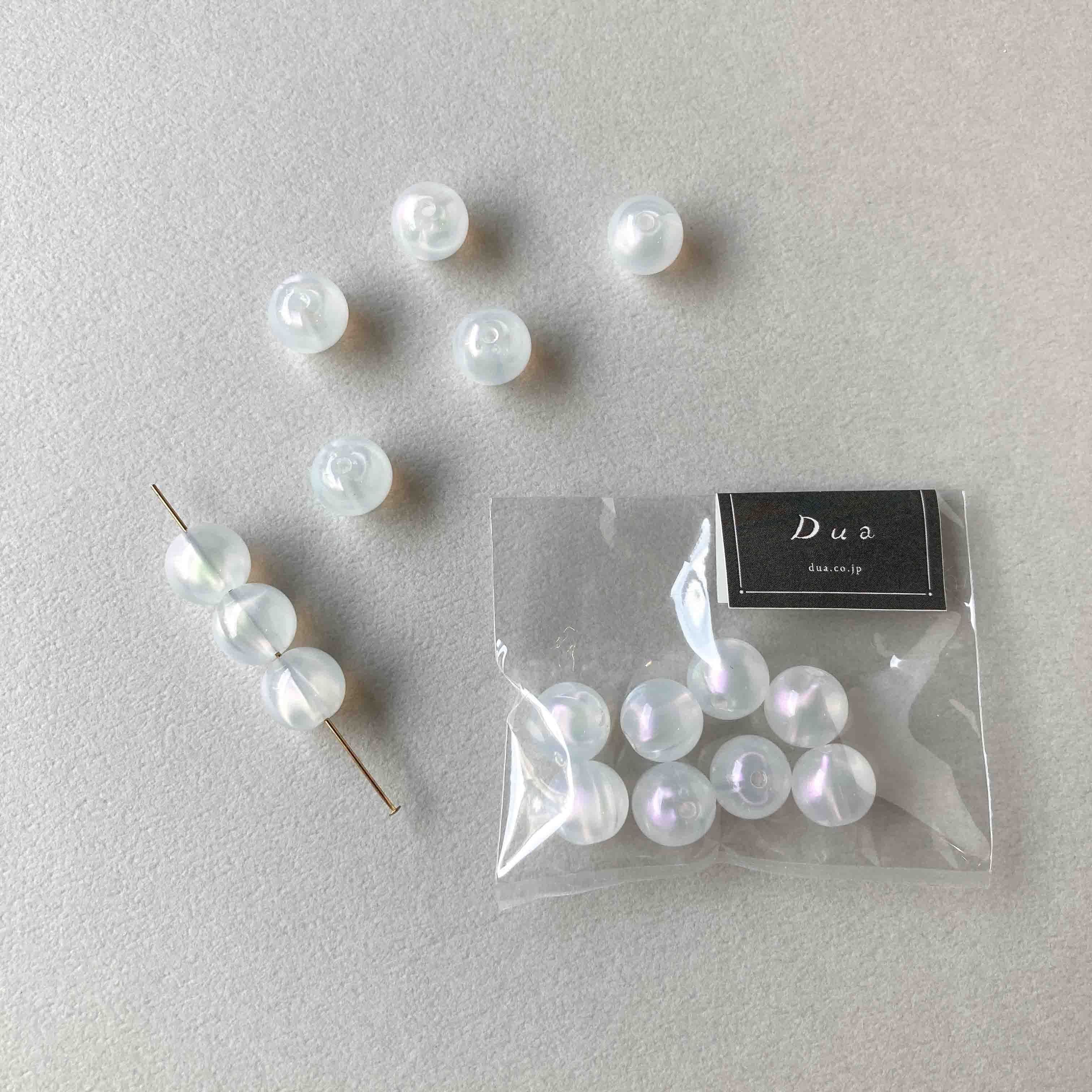 ラウンドオーロララメビーズパックS（9mm/8p） | Dua-アクセサリー