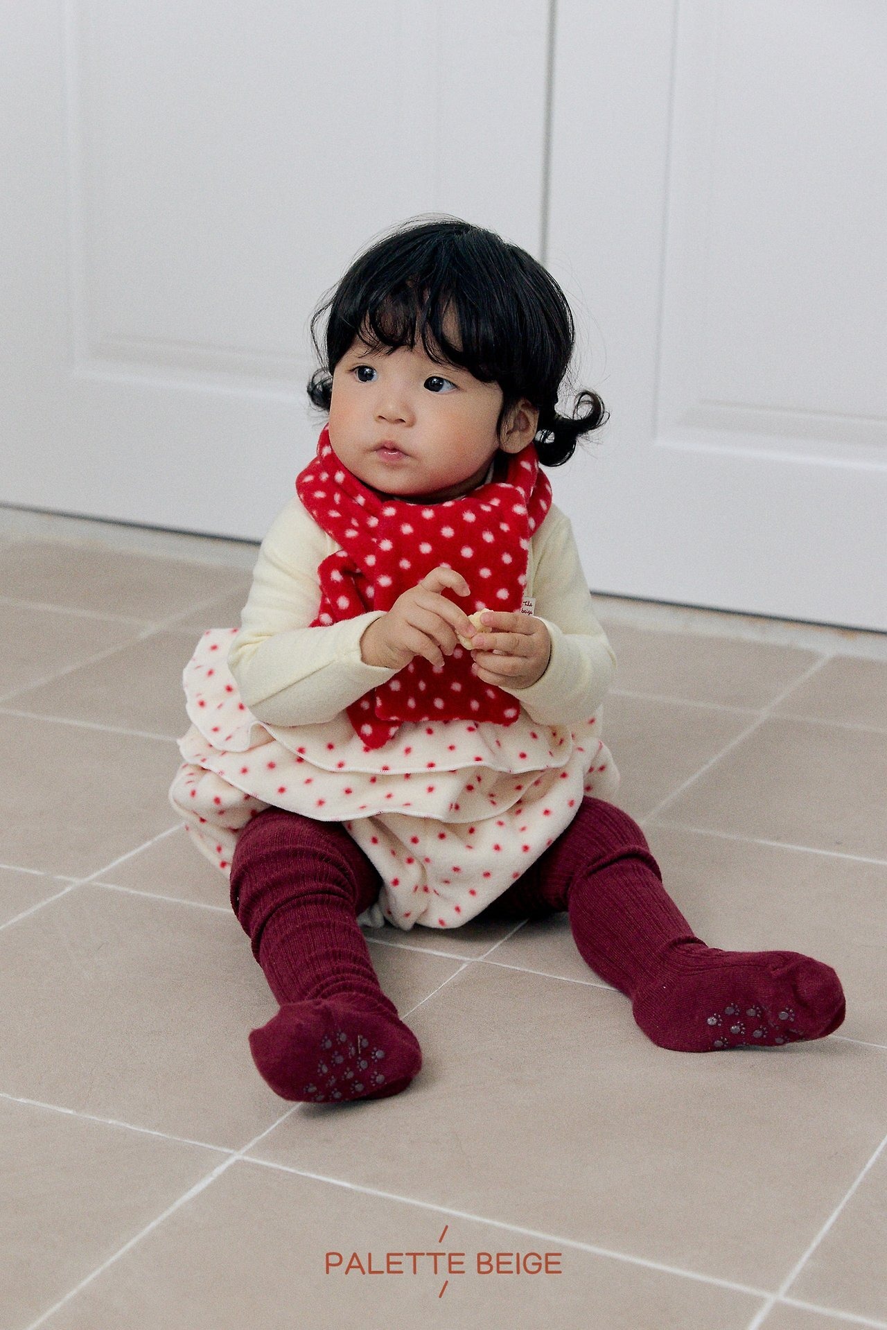 the beige［取寄］dot bustier setup 26winter