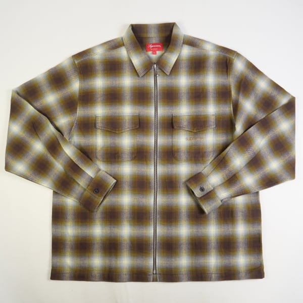 Size【XL】 SUPREME シュプリーム 22AW Shadow Plaid Flannel Zip Up
