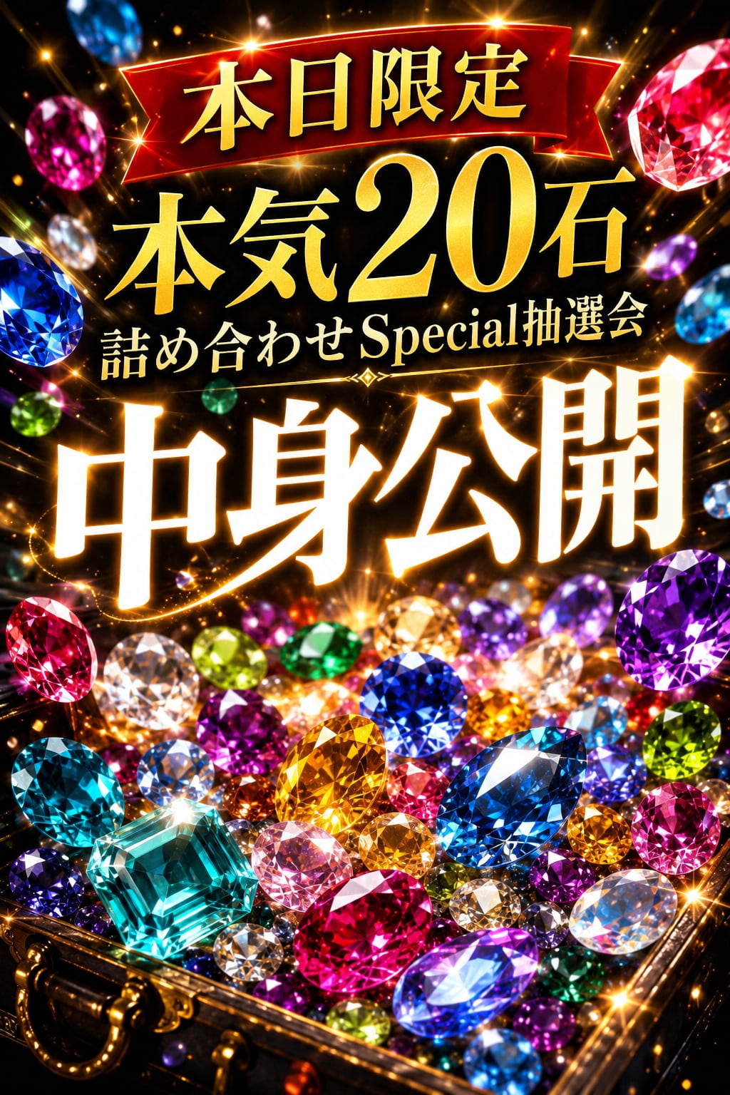 本日限定】本気20石、詰め合わせ Special 抽選会✨ [DK-1308] | 宝石屋