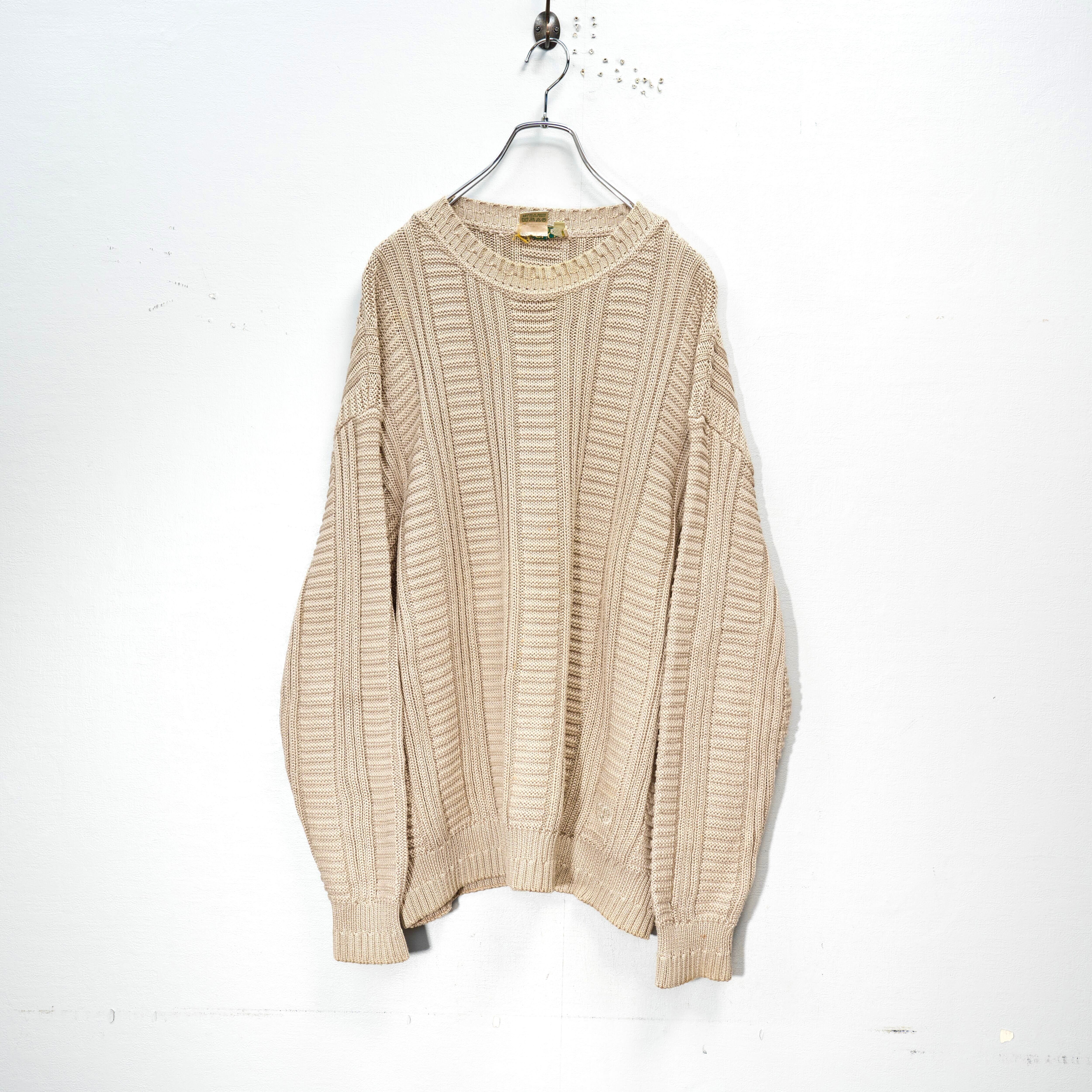 EU VINTAGE GUCCI LOGO EMBROIDERY DESIGN KNIT MADE IN ITALY 