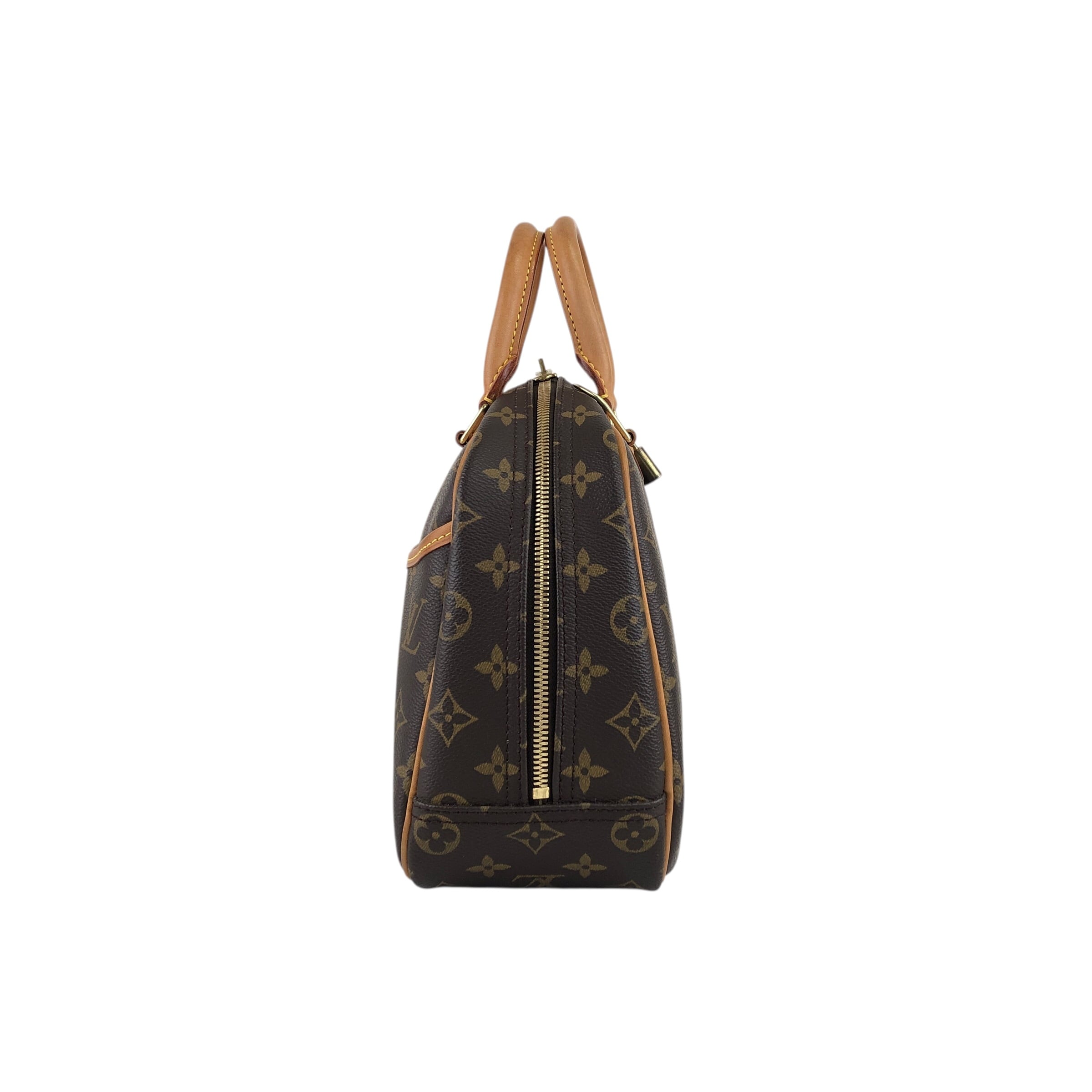 ルイヴィトンバック LOUIS VUITTON ルイヴィトン ハンドバッグ ブラウン PVC/レザー