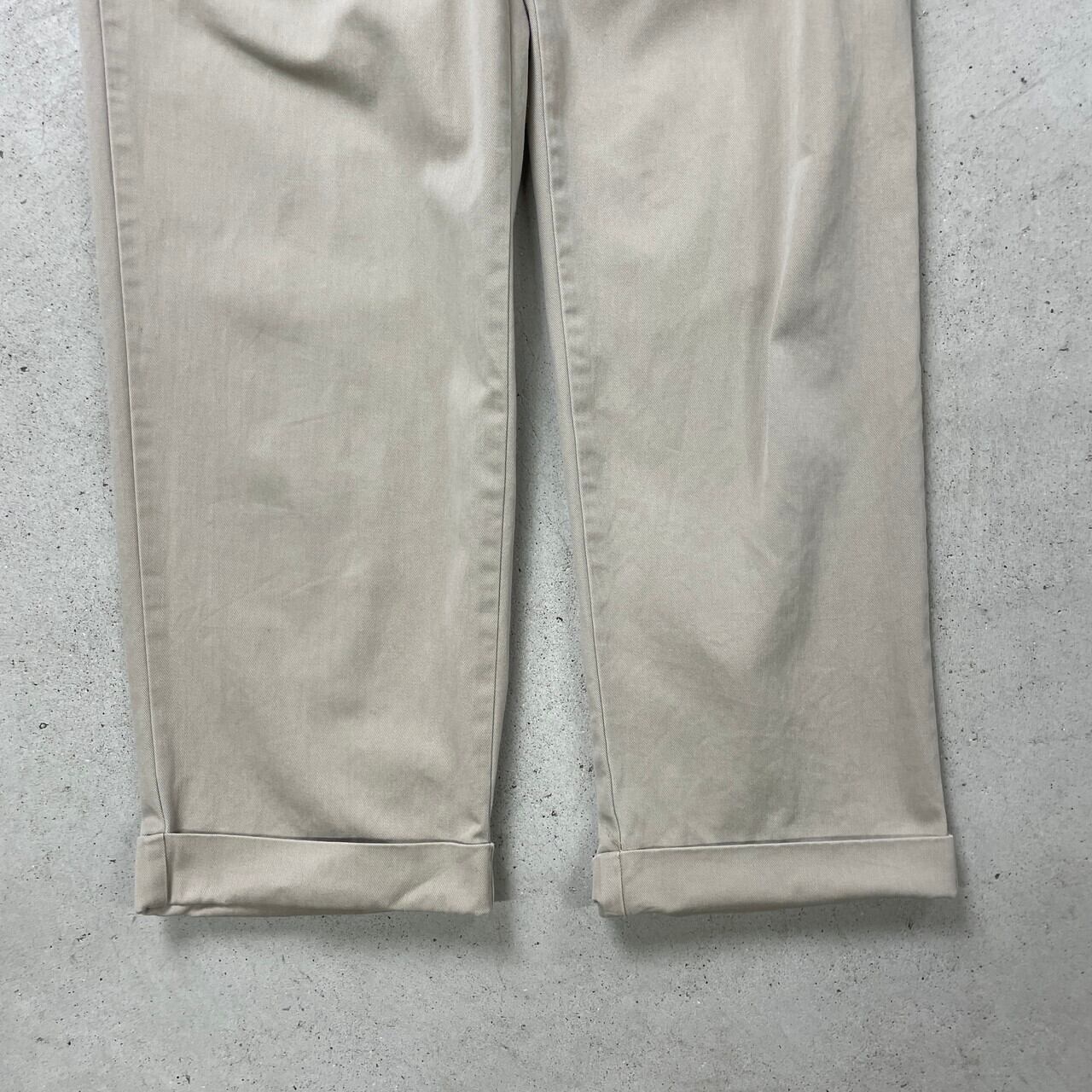 90年代 Polo Ralph Lauren ポロラルフローレン ワイドチノパンツ 2