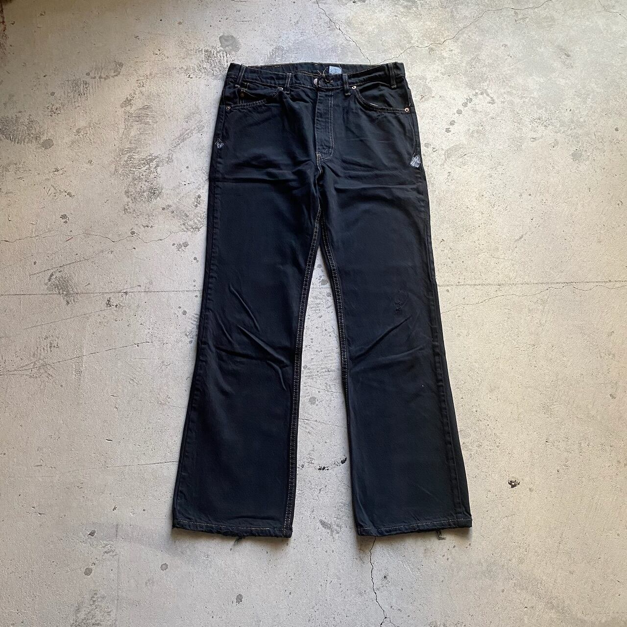 USED 古着Levi's 90年代 リーバイス 後染め ブラック 517 ブーツカット