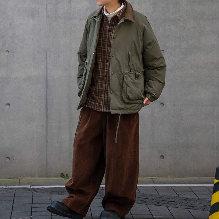 ★AMERICAN RETRO CORDUROY LAPEL COTTON JACKET　　　A0890