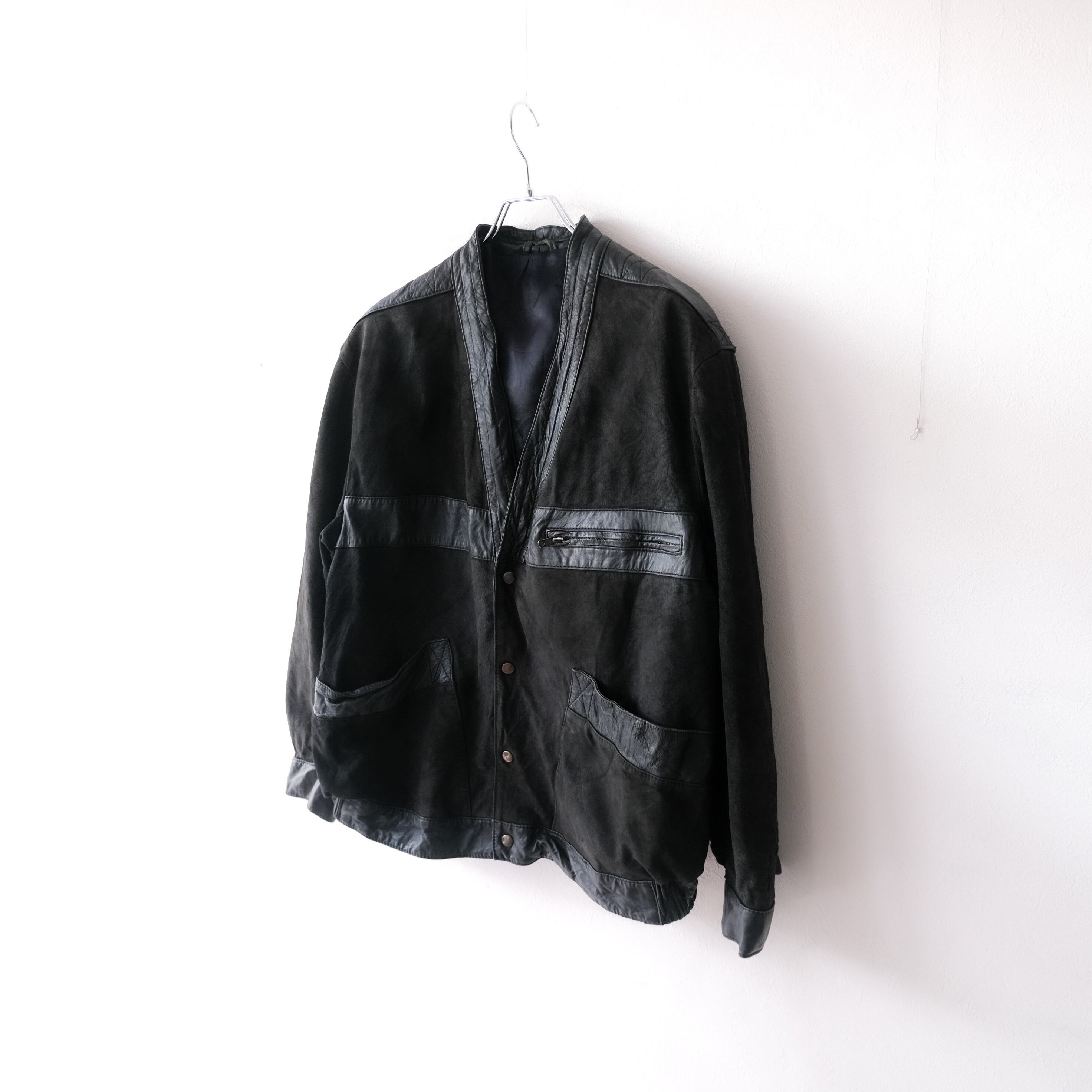 90s “polo by ralph lauren” black Harrington jacket swing top 90