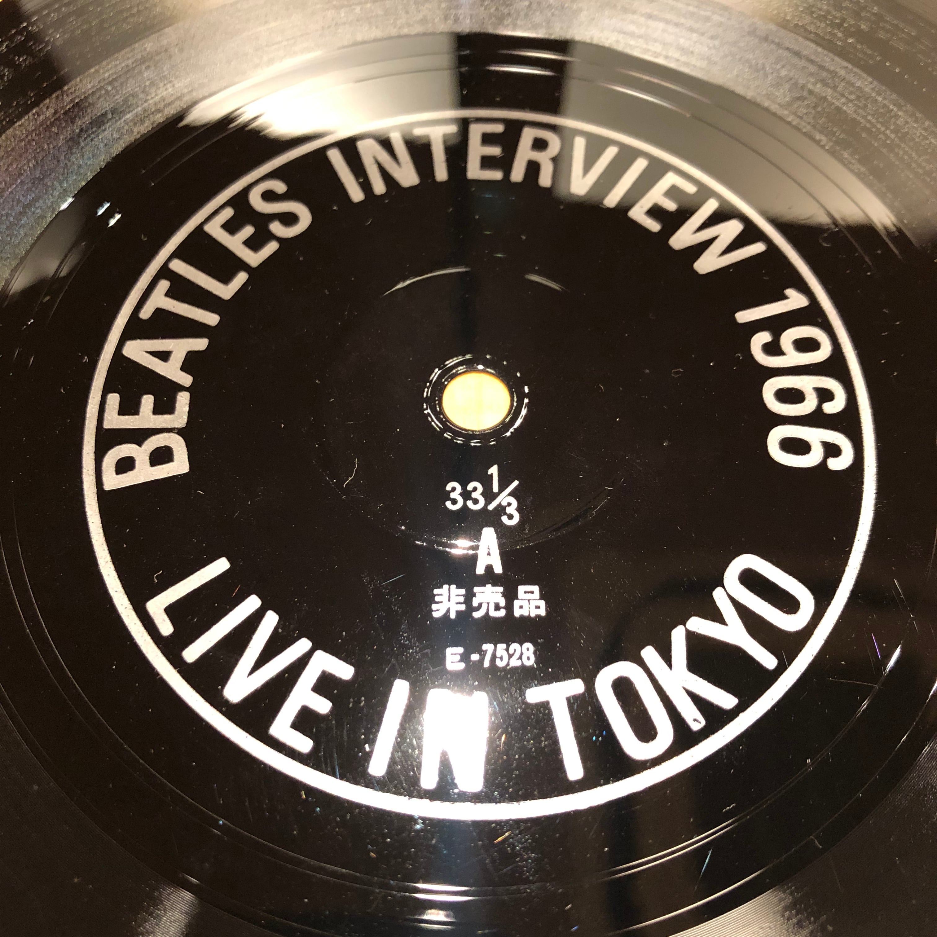 ソノシート】Beatles / 1966 Beatles Interview & Live In Tokyo