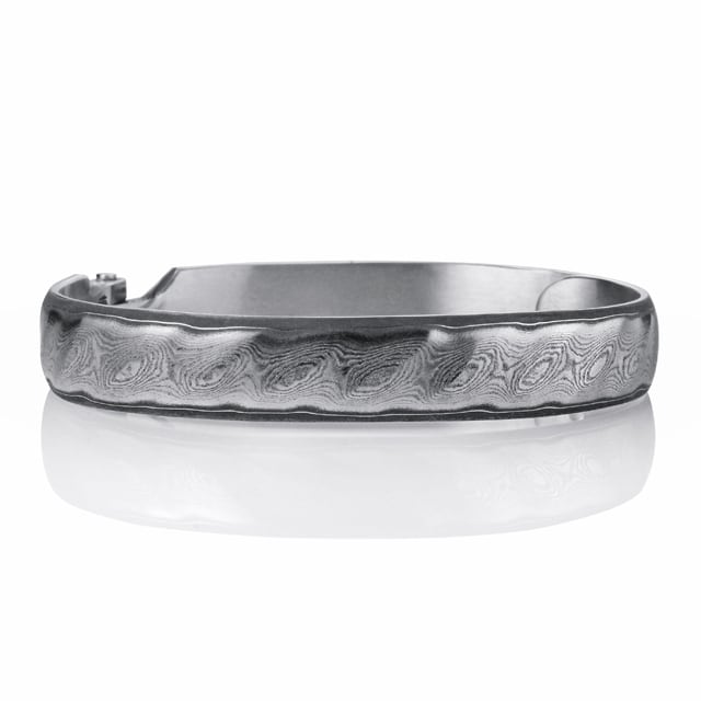 C365 中山英俊 BRACELET ブレスレット】ワイドダマスカスバングル