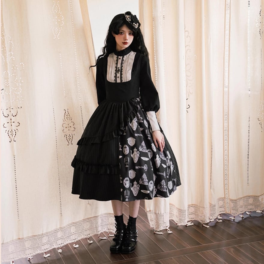 ロリータファッション通販 SEASONZ ゴスロリ ブラウス 長袖 ロリータファッション通販 SEASONZ ゴスロリ ブラウス 長袖