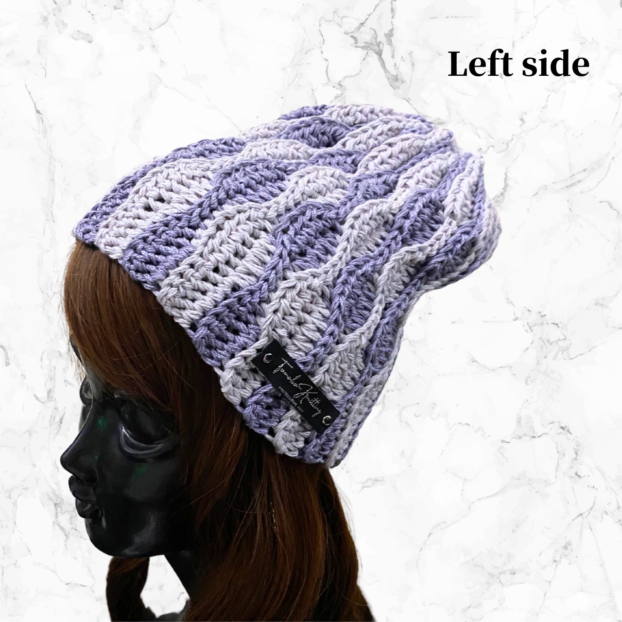 アーモンド模様のビーニー (unisex) | Tomoko Knitting