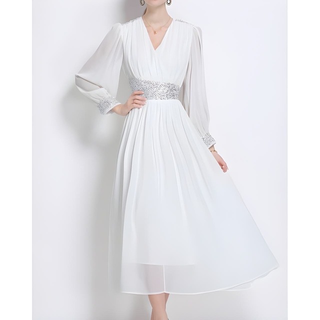 ルミエールフレアワンピース L1671