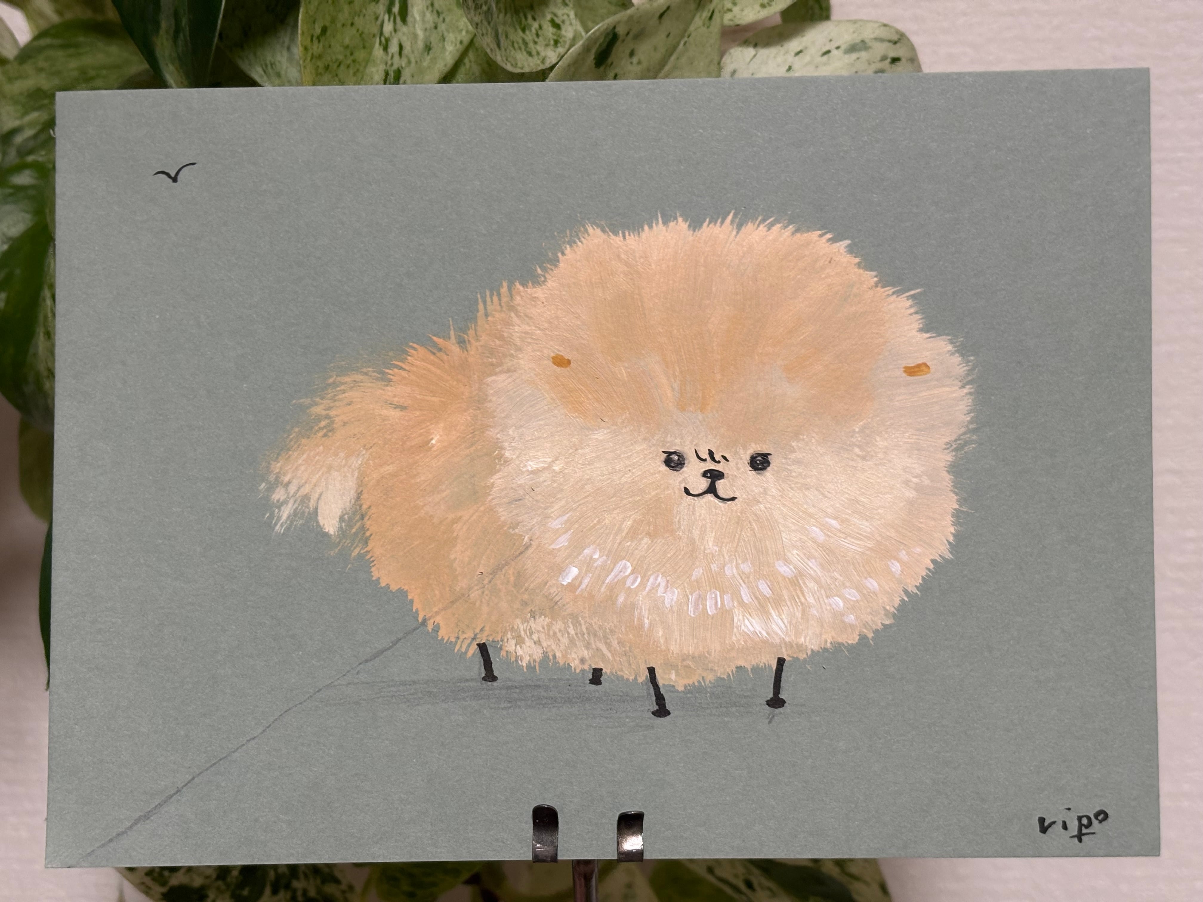 SOLD OUT】散歩中止まったポメラニアン | トマス屋