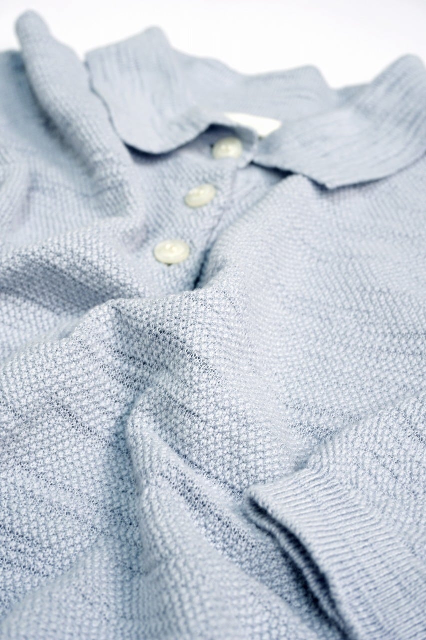OG Slub Moss Stitch Polo S/S