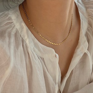 plain chain necklace N10419