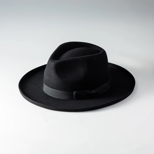 Req Hatter(レックハッター) "BRIM UP LONG FELT HAT"(BLK)