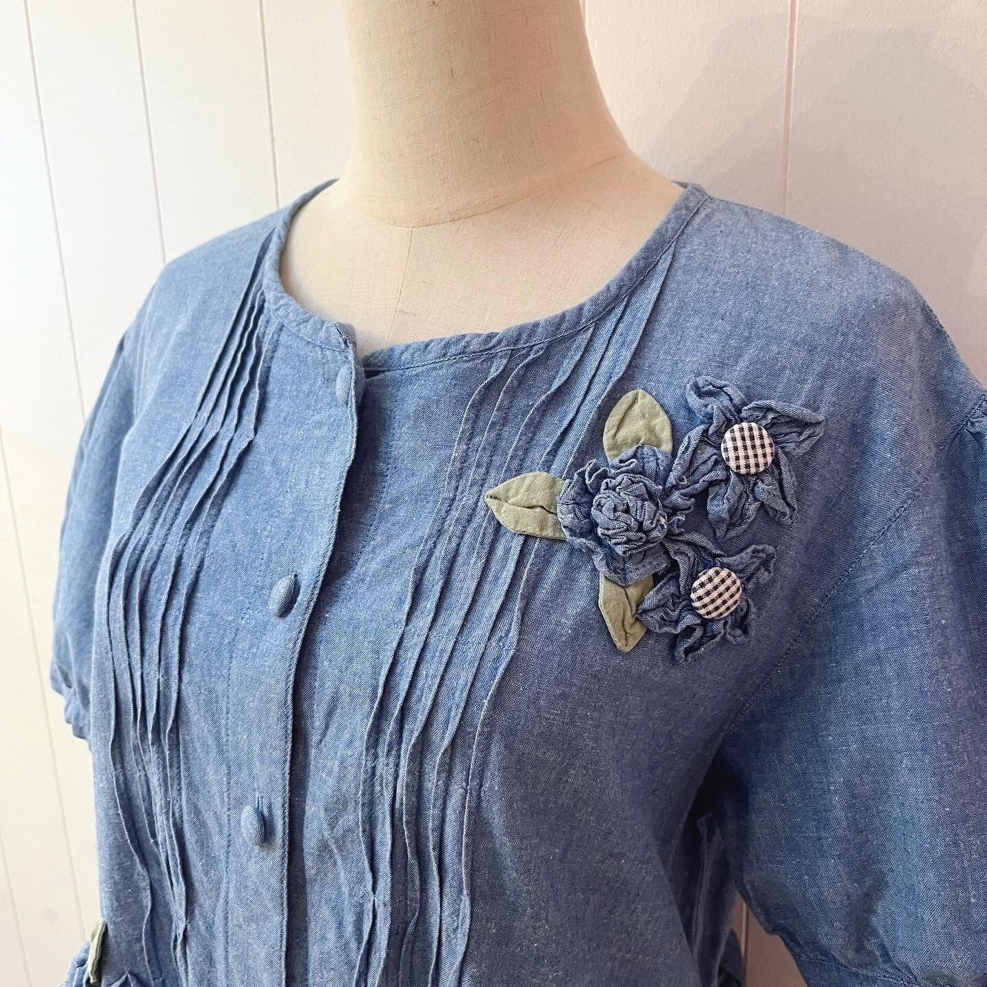 flower applique one-piece