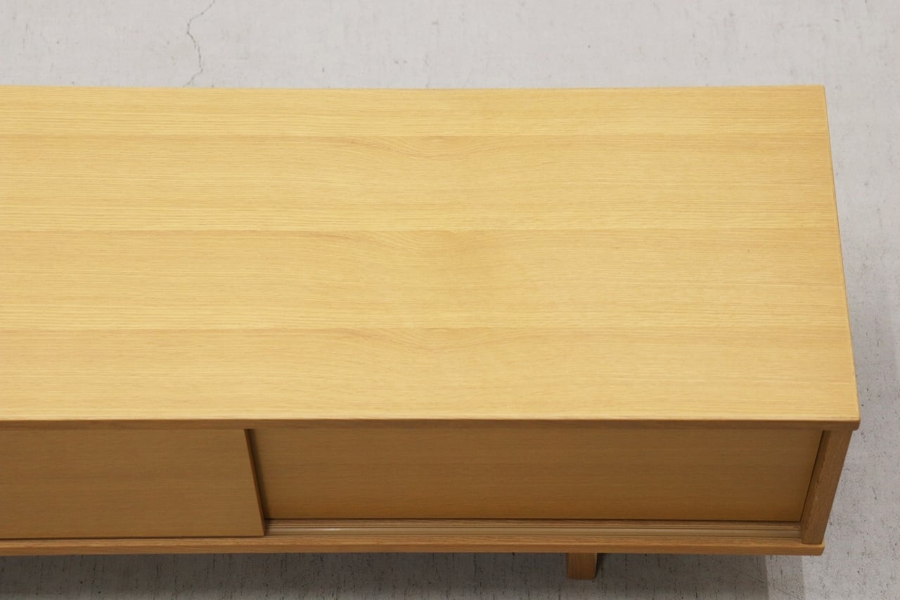 沼津店】MUJI 無印良品 オーク材 薄型 AVラック テレビ台 TV