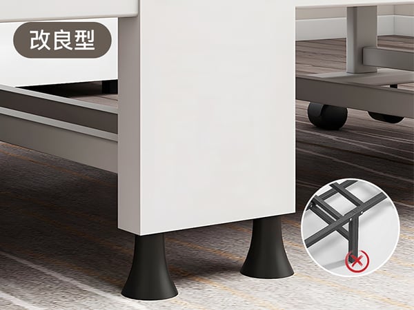 折りたたみベット・セミシングル・横幅70cm コンパクト・6段階