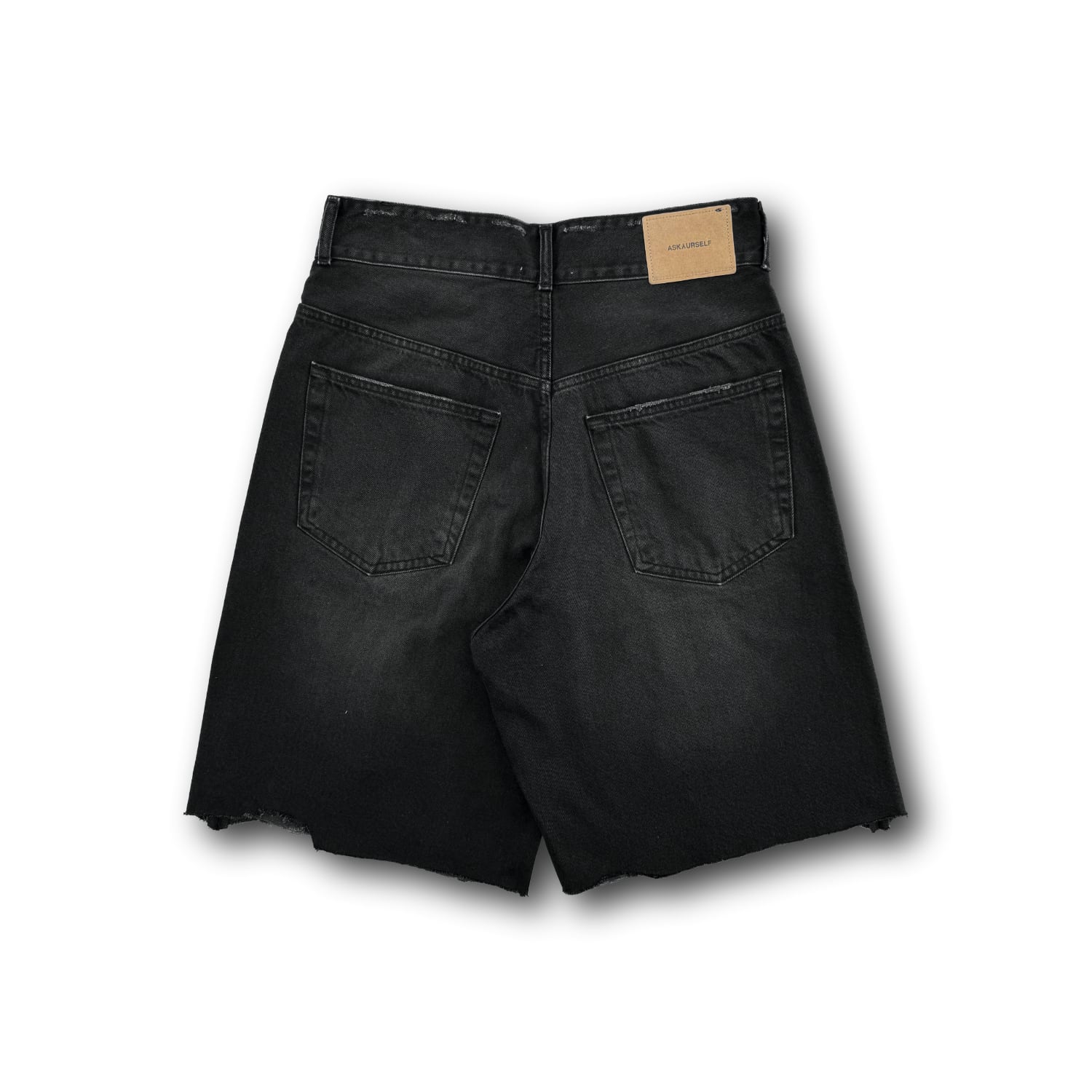 ASKYURSELF / FRAYED BAGGY DENIM SHORTS | HOLICK