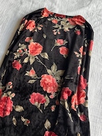 "TORNADO MART" Rose Velour Tops