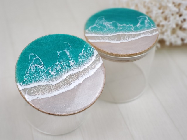 92.オーシャンレジンアート キャニスター