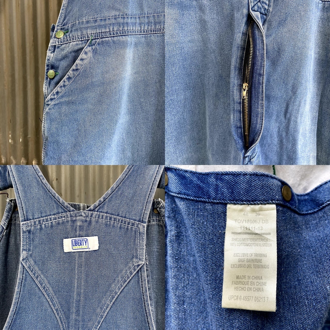 ビッグサイズ LIBERTY リバティー デニム オーバーオール メンズW49