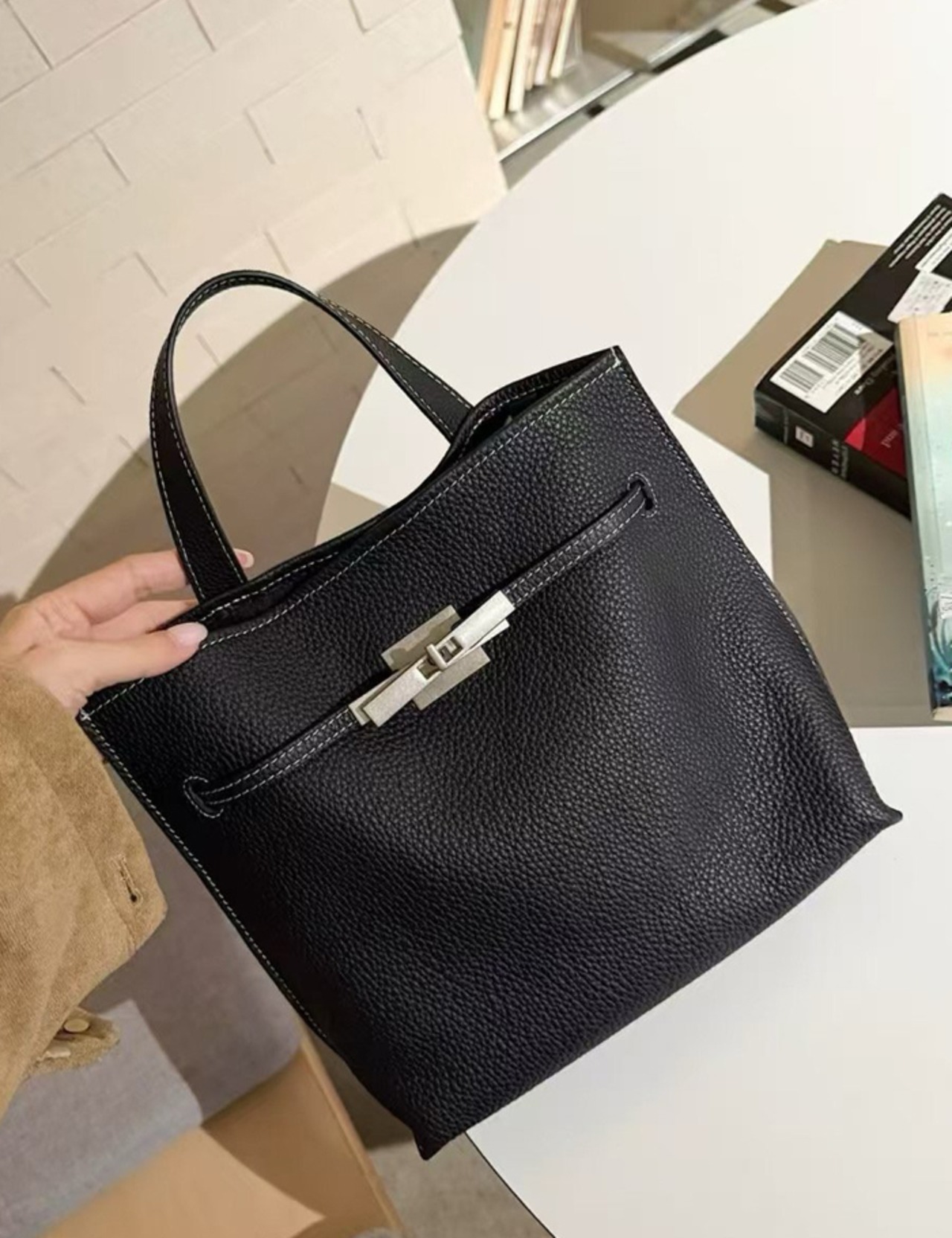 【26ss】牛革100％・Square 2way Bag_5colors