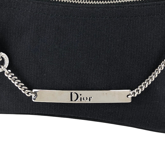 Christian Dior クリスチャン ディオール ハードコア ショルダーバッグ ブラック ストーン ナイロン vintage ヴィンテージ オールド 3ta7w7
