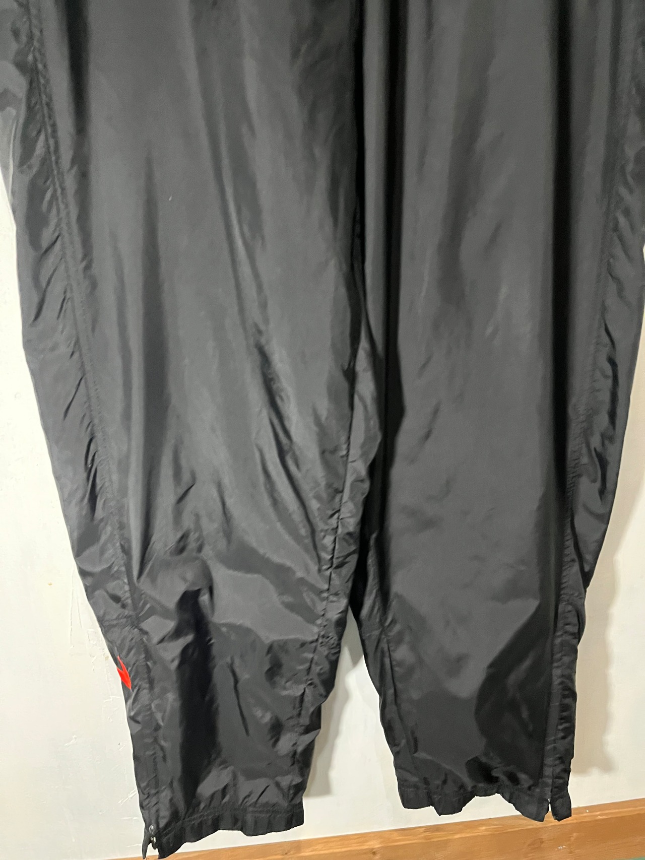90's Nike Nylon Pants【L】(Black)