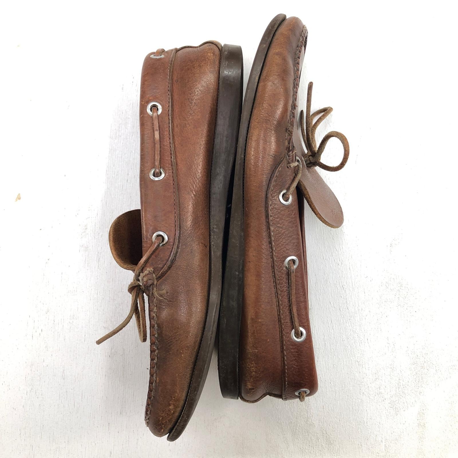 L.L.BEAN エルエルビーン 80- 90年代 あたり レザー モカシン デッキ