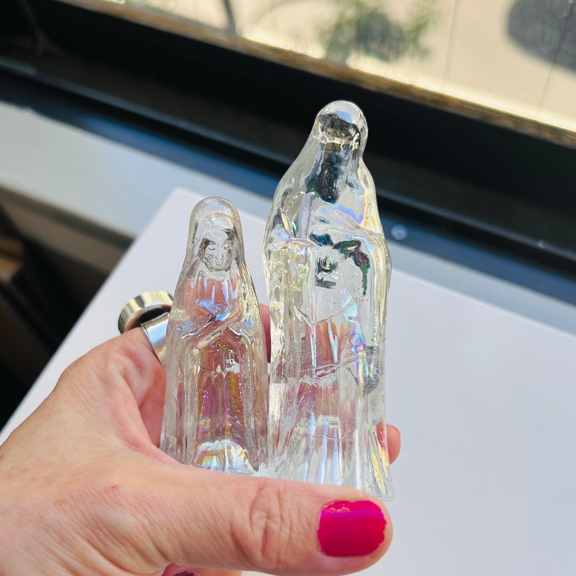 vitnage ガラス置物 人形（マリア様・賢者） | Milo Antiques & Vintage