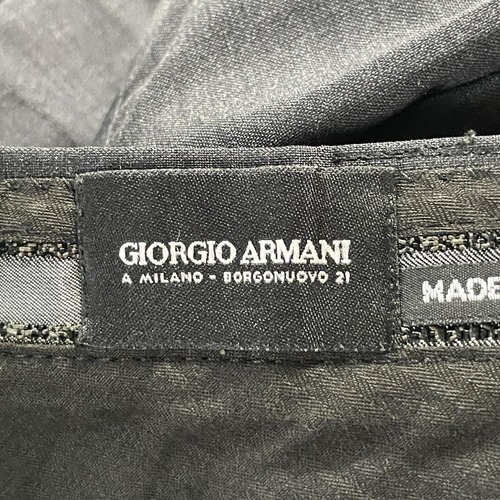 90-00s GIORGIO ARMANI italy グレースラックス 詳細写真2