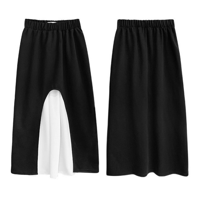 fake layered skirt　10032