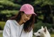 cheeky柴犬　vintage加工キャップ(pink)