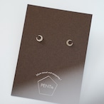 ムーン 三日月 ピアス サージカルステンレス SUS304