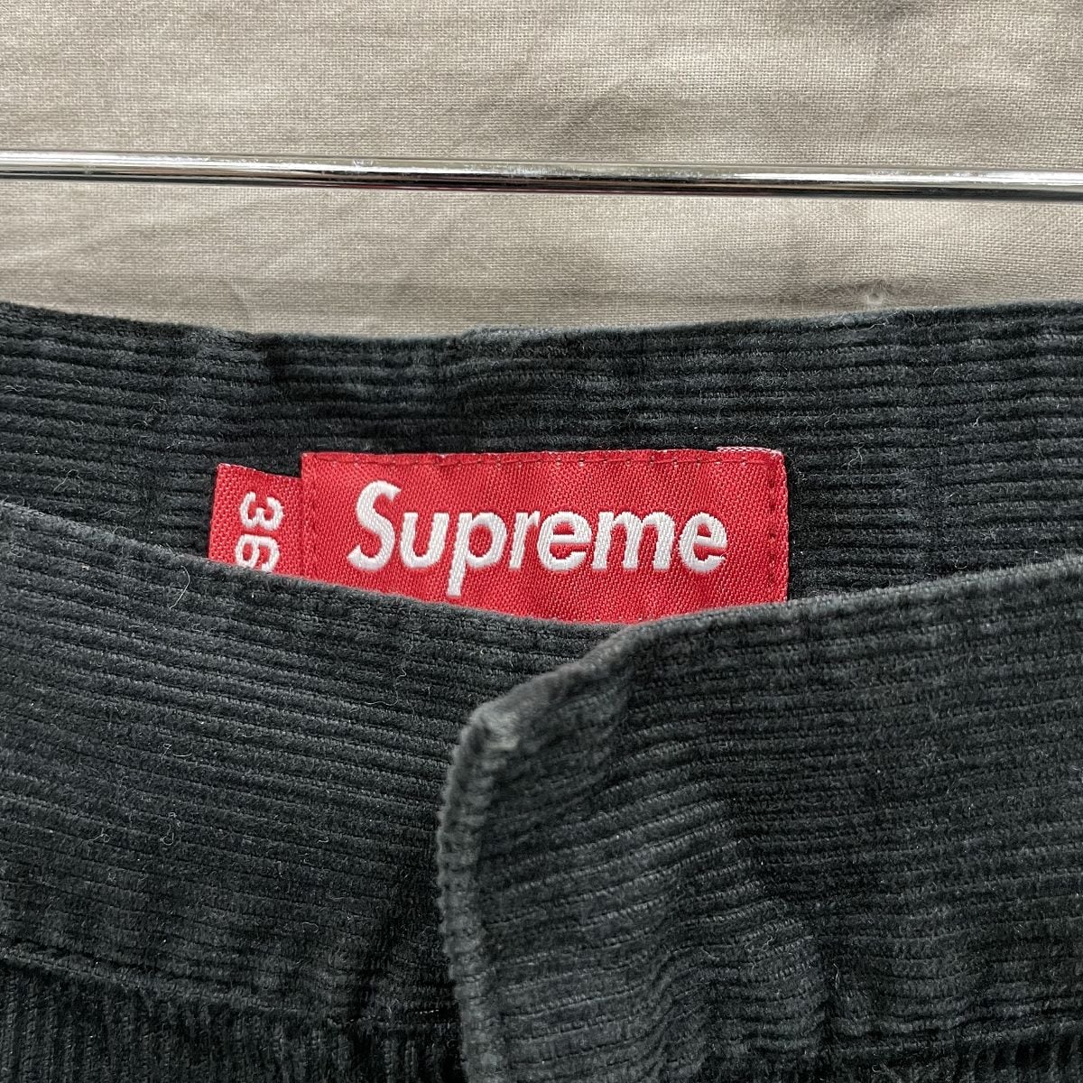 Supreme/シュプリーム コーデュロイパンツ ブラック/36 | REALCLOTHES
