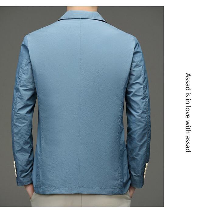 送料無料 アイスシルクスーツジャケット 接触冷感 テーラード