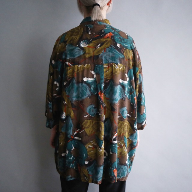 good coloring art pattern loose h/s shirt