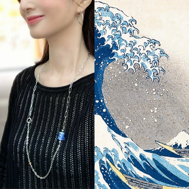 ブルーナイトネックレス