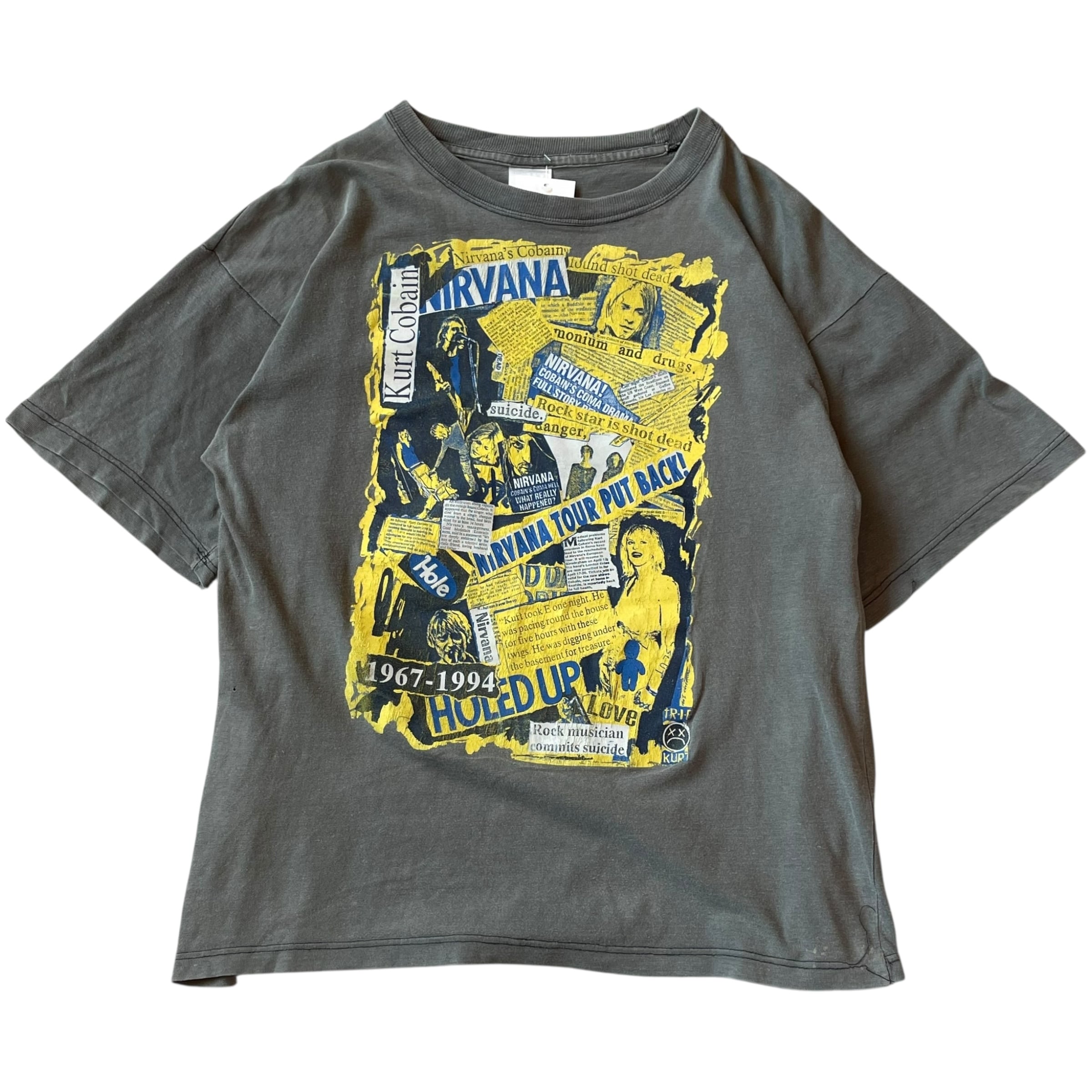 Special!!! 90s Kurt Cobain European "memorial" "Good fade" T-shirt