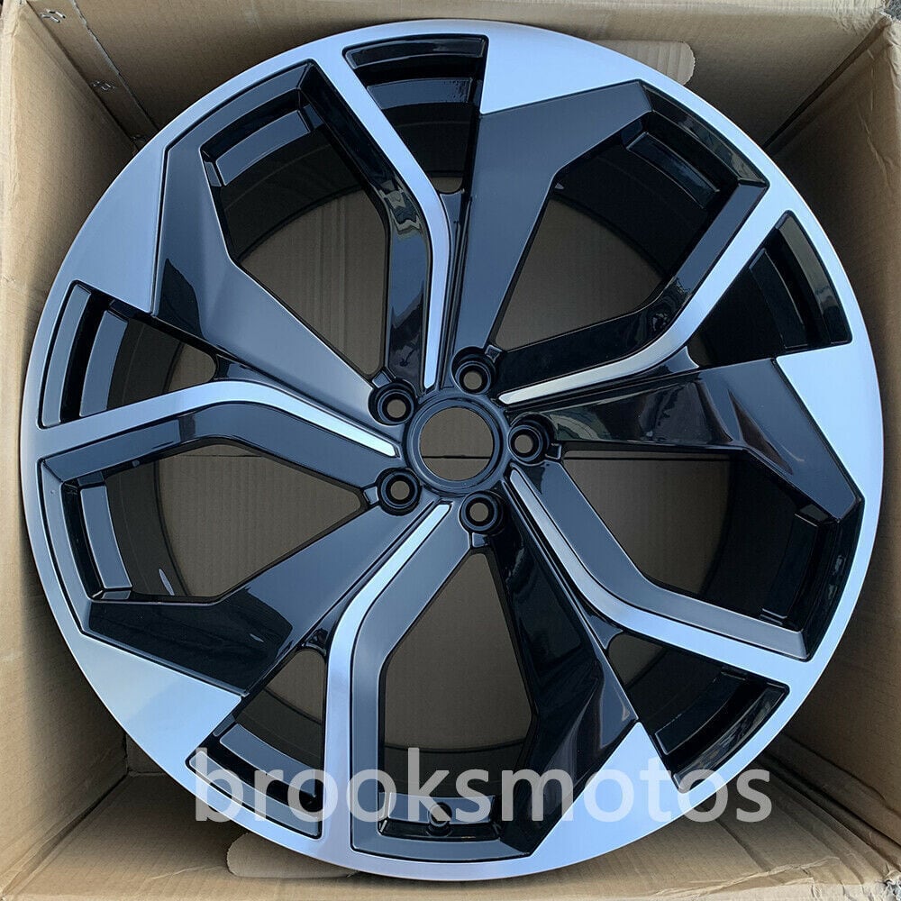 23インチ NEW グロス ブラックホイールセット BMW X7 -BRN-1366-2