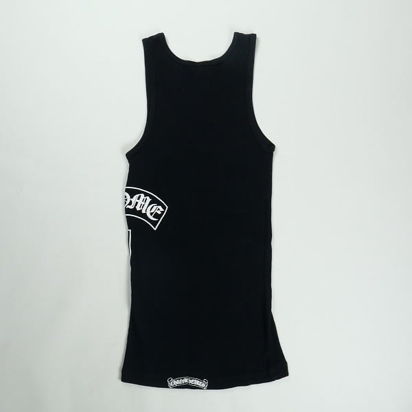 Size【M】 CHROME HEARTS クロム・ハーツ T-BAR CROSS RIB TANK BLACK