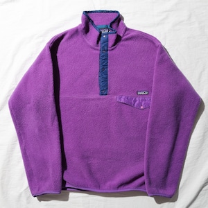 美品 M 92年 パープル Synchilla Snap-T Patagonia シンチラ スナップT パタゴニア