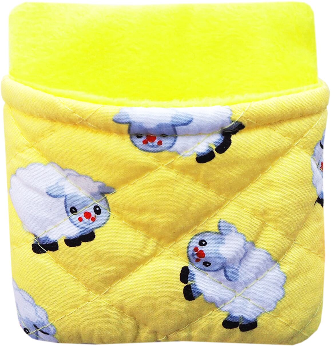 【小動物用品】ジャンガリアンのプチ寝ぶくろ　イエロー