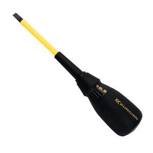 【人気】フジ矢(Fujiya) 電工ドライバー (-5.5/軸長100mm) 黒金 554D-BG