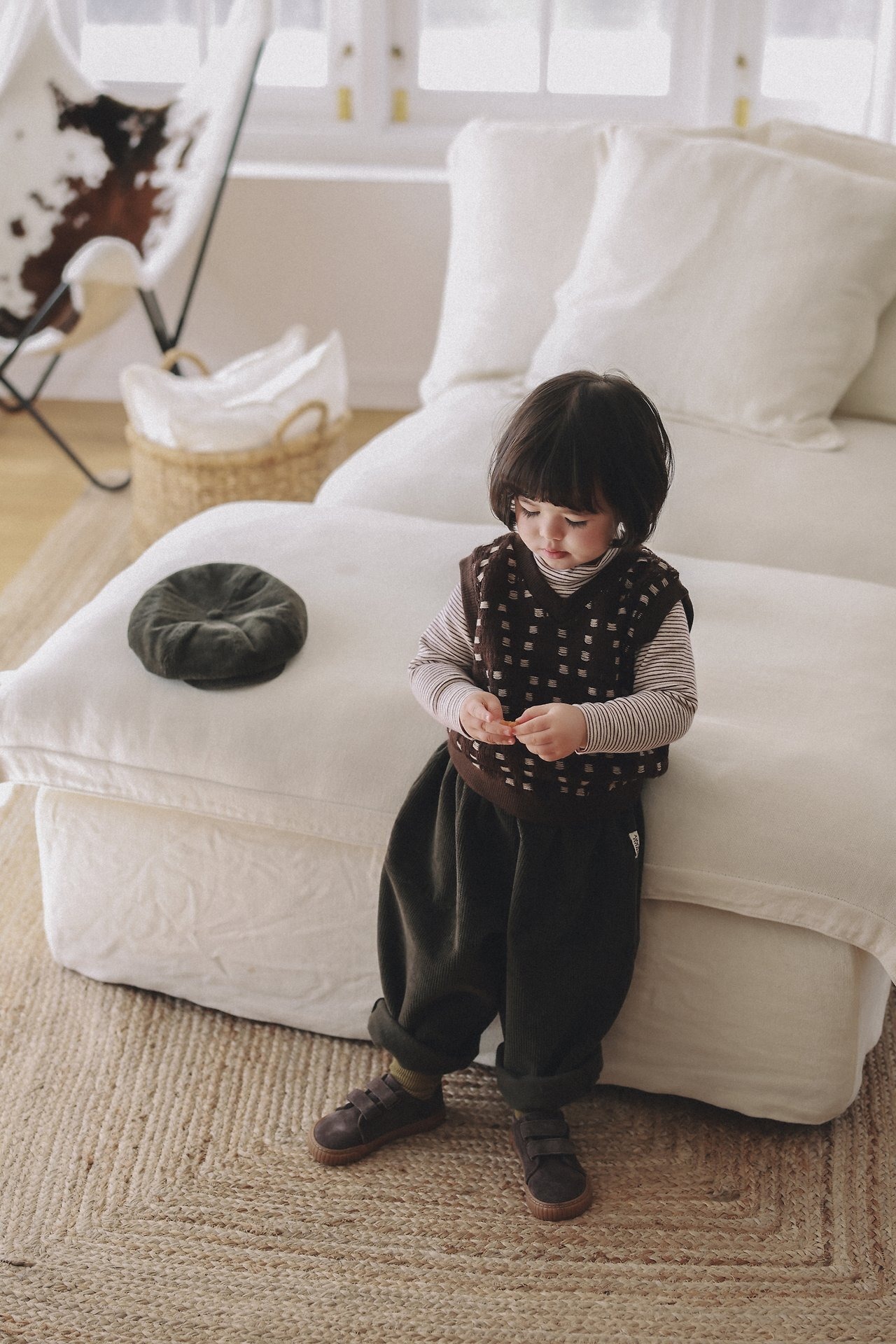 ONU［取寄］corduroy wide pants 26winter